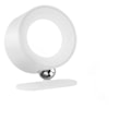 Pikkukuva 1 / 7: Sisäseinävalaisin USB-latausportilla 3 kirkkaustasoa LED-seinävalaisin Sisätilojen 360 ° kääntyvä kosketusohjausseinävalaisin Musta (1-pakkaus)