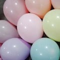 Miniatyrbillede 2 af 5: Multifarvede balloner, 100 stk. oppustelige balloner til fødselsdagsfester, bryllupper