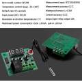 Miniatyrbild 3 av 5: 2 stycken W1209 temperaturregulatormodul, DC 12V mikrodigital termostat, elektronisk temperaturkontrollmodul, -50-110°C, med vattentät NTC P