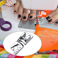 Miniatyrbild 2 av 4: 3-pack Smalt Rullkant Sömnadsmaskin Tryckfot Set Hushållssömnad