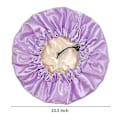 Miniatyrbild 1 av 3: Satin Bonnet Nattmössa, Justerbar Sovhatt Mjukt Silke Blomma Nattmössa För Tonåringar Småbarn Barn, 3 Stycken -