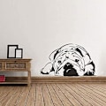 Miniatyrbild 2 av 4: Bulldog Dog Art väggdekaler för heminredning PET valp väggmålning för pojkar i barnrum