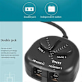 Miniatyrbild 2 av 5: DU Mute Switch Träningsadapter, Dubbel RJ9-kontakt med RJ9 Headset-kontakt, för Call Center Headset Träningsadapter 4P4C