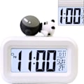 Miniatyrbild 4 av 4: Väckarklocka, tecknad digital klocka söt tecknad LED-skärm skrivbord elektronisk larmdata tid kalender temperatur (rymdman)