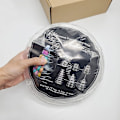 Miniatyrbillede 4 af 5: Rund Makronstårn 6 Trins Transparent Kage Stativ Plastik Makron Display Stativ Til Bryllup Fødselsdagsfest Dessert