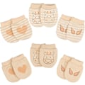 Miniatyrbilde 1 av 5: 6 Par Newborn-votter, Bomullsstoff, Håndbeskyttelse, Tykke Votter