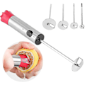 Miniatyrbillede 3 af 3: Veggie Drill, Grøntsagsudskærer og Spiralizer i Rustfrit Stål, 4 Størrelser