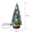 Miniatyrbillede 2 af 5: Træ Juletræer Bordplade Julepynt Træ Fyr Juletræer Pynt Snebelagt (40 cm)