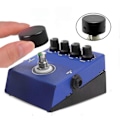 Miniatyrbild 5 av 5: Gitarr Effektpedal Topp Aluminium Modern Gitarr Footswitch Topp Ersättning med Skiftnyckel