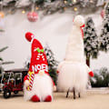 Miniatyrbild 3 av 5: Ansiktslös Docka Kreativ Lätt Mjuk LED-Glödande Tomte Docka Juldekoration för Hemmet