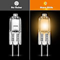 Miniatyrbilde 3 av 4: 40 stk G4 12v 20w Halogenlampe G4 12v Pære Innsatte Perler Krystall Lampe Halogen Pære 20w 12v Halogen
