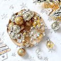 Miniatyrbild 3 av 4: 24 st/ask 6cm Julkula Julkulornament Transparent Julgran Hängande Dekorationer Fest Dekoration För Hem Nyårspresent Noel Navidad (röd)