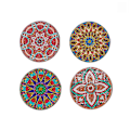 Miniatyrbilde 2 av 4: 1 Sett (4 stk Underlag + Hylle) Diamantmaleri Underlag Med Stativ DIY Mandala Underlag Diamantmaleri Sett Med Holder Stativ Treunderlag Matte For Hjem K