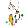 Pikkukuva 1 / 5: Hummingbird For Windows - Lasinikkuna Ripustus - Äitienpäivä Joulu (vihreä)