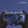 Miniatyrbillede 3 af 4: Auxiliært Gunfight Mobilspil Controller Triggerknap Gamepad Joystick Til Telefon Niuniu