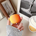 Miniatyrbild 2 av 5: Hård skal gradient färg matt TWS hörlurar skyddande fodral för Xiaomi Redmi Buds 4 Youth Edition (gul orange)