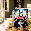 Pikkukuva 4 / 5: Halloween-puutarhalippu Halloween-juhliin Ulkokoristeet Halloween (70x100cm)