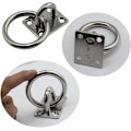 Miniatyrbild 5 av 5: Ring Anchor Väggfästekrok 304 Rostfritt Stål Öglepanel M5 Båt Öglepanel Stark Tak Väggfästekrok 4st