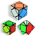 Miniatyrbild 1 av 5: 3x3 Intellect Black Base Speed ​​Pussel Tilt Twist Rubik's Cube