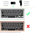 Pikkukuva 2 / 4: Ultraohut näppäimistön suojakalvo, yhteensopiva Macbook Air/pro/retina 13\" ja 15\" (Apple-mallinumero A1466 A1369 A1278 A1286 A1502)