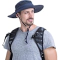 Miniatyrbild 4 av 5: Fiskehatt Solhatt Herr Dam Fiskehatt Herr Sommar Utomhus Jakt Hatt med Solhatt UV-skydd Hinkhatt Unisex Fällbar Andningsbar