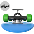 Miniatyrbild 2 av 5: 2-pack skateboard väggfäste, gitarr fyrkantig krok