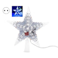 Miniatyrbild 1 av 5: Julgrans Topp LED Ljusslinga Stjärna Julgrans Topp Ornament (S, EU-kontakt, Vit)
