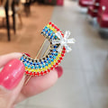 Miniatyrbild 2 av 5: Flickor Regnbåge Strass Hårklämma