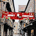 Miniatyrbillede 1 af 4: Glædelig Jul Julemand Banner Bunting Ornament Julefest Hængende Dekoration