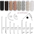 Miniatyrbild 2 av 5: Upholstery Reparation Sömnad Kit med Sömnad Syl Söm Rivning Hand Sömnad Sömnad Nålar Sömnad Tråd Läder Hantverk Verktyg Kit