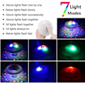 Miniatyrbilde 3 av 5: Flytende LED-badelys for badekar, diskotek, dam, svømmebasseng, barnebadespill, 7 moduser assortert farge batteridrevet