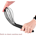 Miniatyrbillede 4 af 5: Silikone Multifunktionel Køkkenballon Piske Non-stick Silikone Æg Ballon Wire
