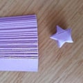 Pikkukuva 4 / 4: Taitettavat Taide Tähdet Taitettava Paperi Onnen Toive Tähti Origami Paperit Nauha Tarvikkeet