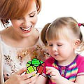Miniatyrbild 5 av 5: 3x3 Intellect Black Base Speed ​​Pussel Tilt Twist Rubik's Cube