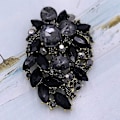 Pikkukuva 2 / 4: Rhinestone Statement Brossi Pin Kukka Mekko Asuste