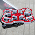 Miniatyrbild 2 av 5: Premium Clipless Pedal till plattformsadaptrar 1 par aluminiumlegering cykelpedalplattform（gul)