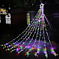 Miniatyrbillede 3 af 5: Julepynt Udendørs Stjernelysstreng, 3,5m Juletræstoplys 320 Led 8 Hukommelse