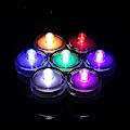 Miniatyrbilde 1 av 4: 12 stk. Neddykbare LED-lys, vanntette te-lys, dammfisket feiring flammeløse LED-telys (A)