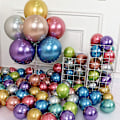 Miniatyrbillede 3 af 5: Festballoner 60 stk Assorterede Farver Metallic Latex Balloner Fødselsdag Helium Balloner