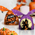 Miniatyrbild 4 av 5: 50 st Halloween Godispåsar Kaninöron Dekorera Lättvikts Återanvändbara Förpackningsväskor för Halloween（D）