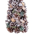 Miniatyrbild 3 av 4: Julgran Multifärgad Plastskum Ananas 18 x 18 x 30 cm