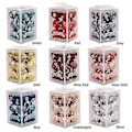 Miniatyrbild 3 av 4: 2-pack 24 julgranspynt i plast, krosssäkra, 4 cm
