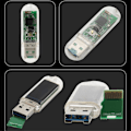 Miniatyrbild 1 av 5: T-Display Nerdminer T-Dongle-S3 med LCD Bitcoin Hashrate 70KH/S 16M Flash Support WiFi Bluetooth TFCcard USB med LCD