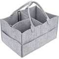 Miniatyrbillede 1 af 4: Filtede babyble-arrangør Luksus bærbar bleopbevaringskurv Blekurv til bleer Babyvådservietter Babygavekurv