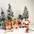 Miniatyrbild 4 av 5: Julgranshänge med snöre Söt tecknad tomte snögubbe älg dockhänge (H)