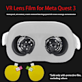 Miniatyrbild 4 av 5: 1 par lins skyddsfilm för Meta Oculus Quest3 VR-glasögon