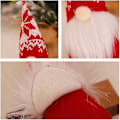 Miniatyrbild 2 av 4: Baicccf Tomte Julplyschprydnader Set, 6-pack Hängande Julgransdekorationer Heminredning, Svensk Tomte Elf Skandinavisk Jultomte Plyschdocka