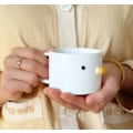 Miniatyrbilde 2 av 5: Morsom kylling kaffekopp, håndlaget glasert andemugg, sikker keramisk melke latte krus, 210 ml beste gaver.