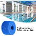Miniatyrbild 2 av 4: Exnemel filter svamp, filterlådesvamp, poolfiltersvamp, återanvändbar tvättbar ersättningslåda, badkarssvampfilter (6