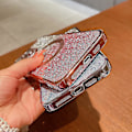 Miniatyrbild 5 av 5: Kompatibel med Iphone 14 Pro Max Magnetiskt Gradient Glitterfodral, Pläterad Bling Söt Fodral med MagSafe för Kvinnor Flickor Fullt Kameraskydd Bakre Skydd